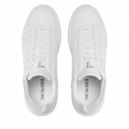 Trussardi Sneakers Uomo Ecopelle Lacci Suola In Gomma Scarpe Da Ginnastica Casual Fashion Autunno Inverno 2022/2023