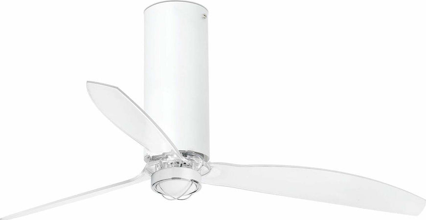 TUBE FAN M LED Ventilatore da soffitto bianco brillante/trasparente con motore DC Fai da te/Prodotti per la costruzione/Riscaldamento e raffreddamento/Sistemi mobili di climatizzazione/Ventilatori/Ventilatori da soffitto Led Mall Home - Napoli, Commerciovirtuoso.it