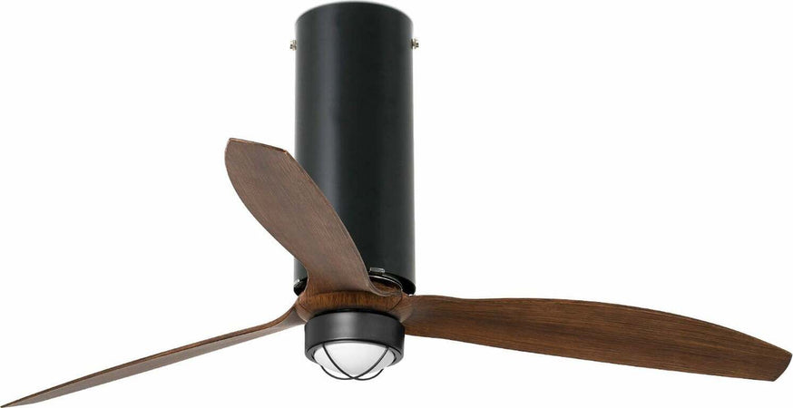TUBE FAN M LED Ventilatore da soffitto nero opaco/legno con motore DC SMART Fai da te/Prodotti per la costruzione/Riscaldamento e raffreddamento/Sistemi mobili di climatizzazione/Ventilatori/Ventilatori da soffitto Led Mall Home - Napoli, Commerciovirtuoso.it