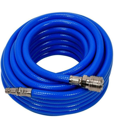Tubo Aria Compressa Flessibile Per Compressore 15 Metri Raccordo Rapido 1/4″