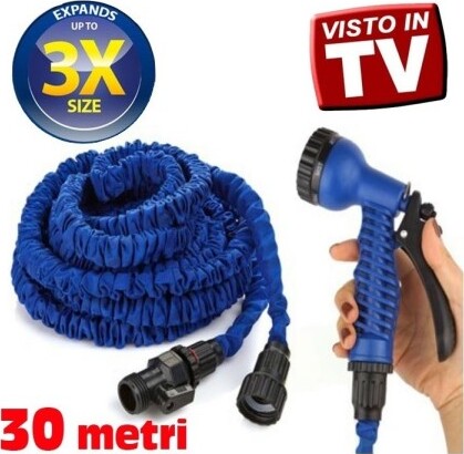 Tubo-Magico-Da-Giardino-30-Metri-Allungabile-Estensibile-Magic-Hose-Vari-Colori