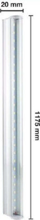 Tubo-Neon-Led-T5-21-Watt-Plafoniera-120cm-Luce-Caldo-Freddo-Naturale