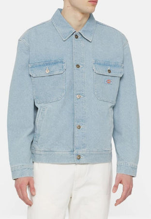 DICKIES camicia di jeans MADISON JACKET VNTG BLUE da uomo