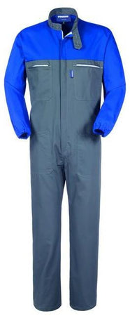 Tuta Londra Azzurro Grigio/Azzurro Royal Tuta Meccanico Team Racing Officina Gommista