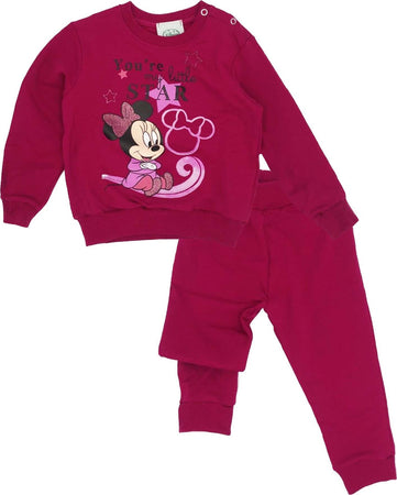 Tuta Minnie da 12 a 30 mesi Inverno Moda/Prima infanzia/Abbigliamento/Bambina 0-24/Completini e coordinati/Completi due pezzi con pantalone Store Kitty Fashion - Roma, Commerciovirtuoso.it
