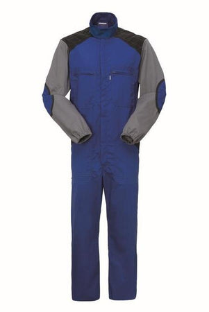 Tuta Nuvolari Azzurro Royal/Grigio Tuta Meccanico Team Racing Officina Gommista