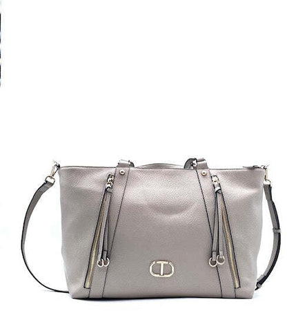 TWINSET Borsa Tote Tortora Chiaro