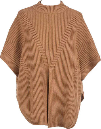 TWINSET-|-Maglia-a-poncho-a-costine