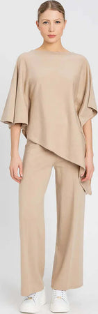 TWINSET-|-Pantaloni-palazzo-in-maglia
