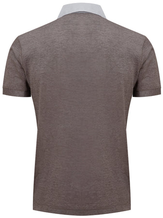 Corneliani Camicia grigio con bottoni e taschino da uomo