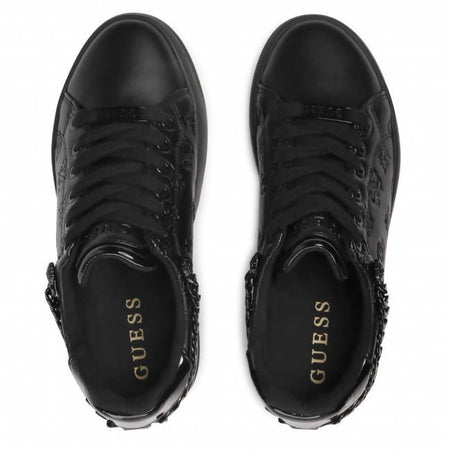 Guess Fl5 Riy-fal12 Sneakers Donna Punta Tonda Con Lacci E Suola In Gomma 2,5cm Scarpe Casual Con Fodera Interna E Logo