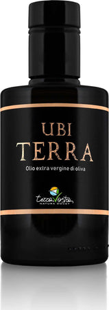 UBI TERRA 250ml - OlioExtra Vergine d'Oliva Italiano - Olio EVO Siciliano 100% Italiano Made in Italy Olio Olio Extra Vergine d'Oliva TERRAVOSTRA Natura Docet - Capo d’Orlando, Commerciovirtuoso.it