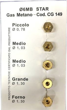 Ugelli-cucina-6mb-gas-metano-piano-cottura-4-fuochi-+-forno-WegaWhite