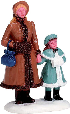 Un giorno in città, personaggi per villaggio di Natale in Poliresina Casa e cucina/Decorazioni per interni/Addobbi e decorazioni per ricorrenze/Decorazioni natalizie/Oggettistica MagiediNatale.it - Altamura, Commerciovirtuoso.it