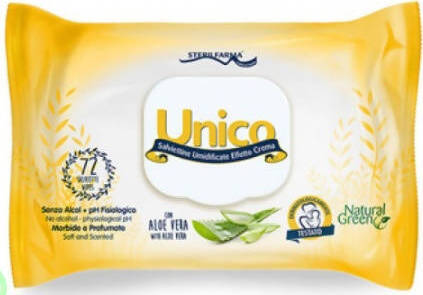 UNICO Salviettine Umidificate Effetto Crema 72 pezzi Sterilfarma® Unico Salviettine Umide per Bambini Salviettine Sanitaria Gioia del Bimbo - Villa San Giovanni, Commerciovirtuoso.it