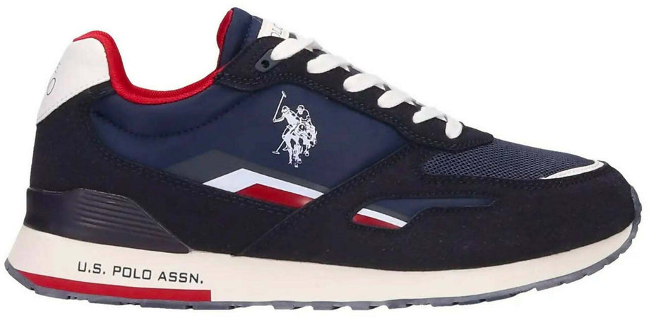 Us Polo Assn Sneakers Uomo Tabry Scarpe Da Ginnastica Lacci Suola In Gomma Scarpa In Tessuto Soletta Estraibile