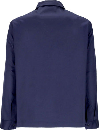 USUAL-Camicia-Manica-Lunga-Uomo-Hangar-Shirt-Navy-da-uomo