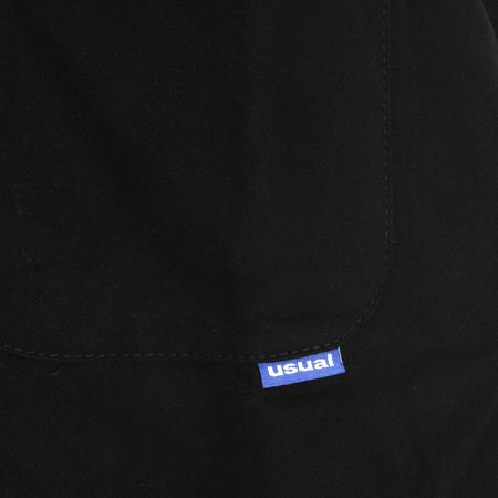 USUAL-Camicia-Manica-Lunga-Uomo-Home-Run-L/s-Shirt-Black-da-uomo