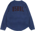 USUAL-Camicia-Manica-Lunga-Uomo-Home-Run-L/s-Shirt-Blue-da-uomo