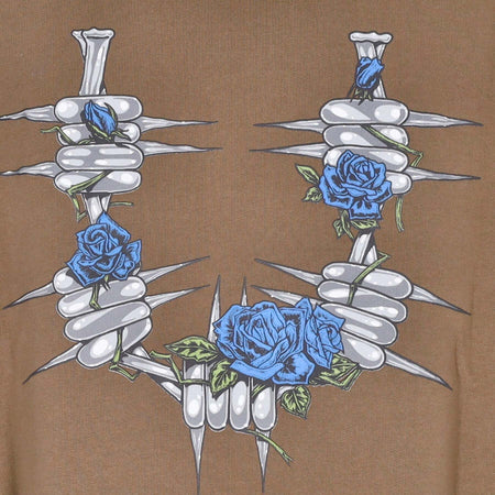 USUAL-Felpa-Cappuccio-Uomo-Barrio-Hoodie-Brown-da-uomo