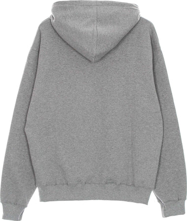 USUAL-Felpa-Cappuccio-Uomo-Stripe-Hoodie-Heather-Grey-da-uomo