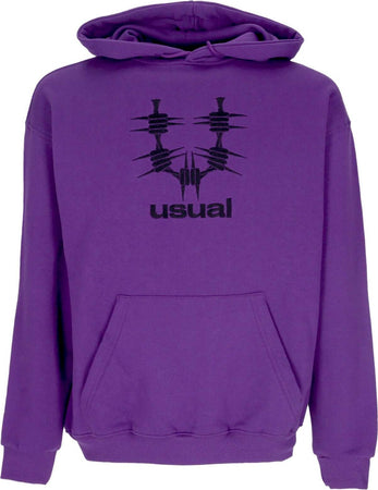 USUAL-Felpa-Leggera-Cappuccio-Uomo-About-Hoodie-Purple-da-uomo