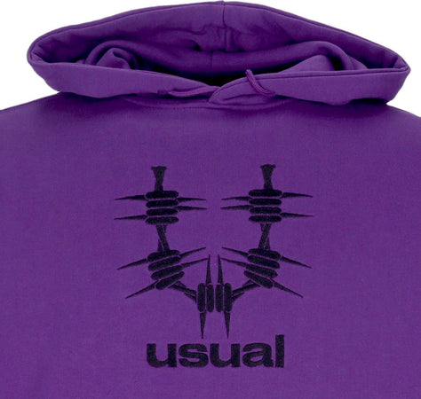 USUAL-Felpa-Leggera-Cappuccio-Uomo-About-Hoodie-Purple-da-uomo