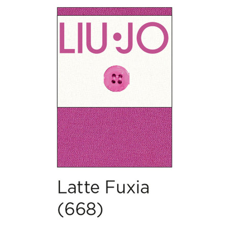 Camicia da notte donna Liu Jo DL0192 48, Serafino manica corta, tessuto cotone e modal, Made in Italy