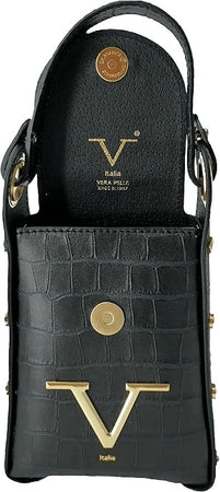 V-Italia-Versace-Borsa-Donna-Leather-Bag-Nera-Oro-Mini-Bag