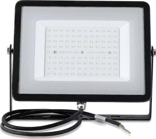V-tac Faro Faretto Led Smd 10w 20w 30w 50w 100w Slim Da Esterno Ip65 Colore Nero Illuminazione/Illuminazione per esterni/Proiettori Trade Shop italia - Napoli, Commerciovirtuoso.it