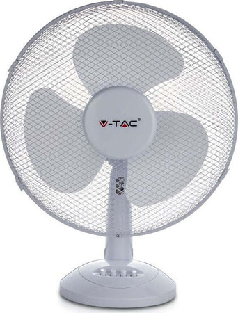 V-TAC VT-4017-3 VENTILATORE DA TAVOLO 40W 3 PALE IN PLASTICA COLORE BIANCO DIAMETRO 410MM - SKU 7925 Fai da te/Prodotti per la costruzione/Riscaldamento e raffreddamento/Sistemi mobili di climatizzazione/Ventilatori/Ventilatori da tavolo Zencoccostore - Formia, Commerciovirtuoso.it
