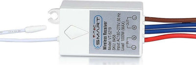 V-TAC VT-5129 Ricevitore Wireless per Interruttori Senza Fili Fino a 500mt - SKU 8458 Fai da te/Materiale elettrico/Prese elettriche ed accessori/Spine intelligenti e telecomandate Zencoccostore - Formia, Commerciovirtuoso.it