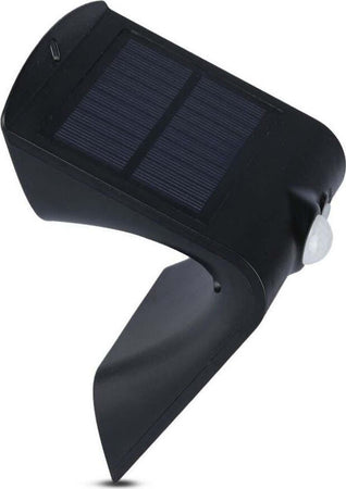 V-TAC VT-767-2 LAMPADA NERO DA MURO LED 1,5W CON PANNELLO SOLARE E SENSORE - SKU 8277-2 Illuminazione/Illuminazione per esterni/Lampade da parete Zencoccostore - Formia, Commerciovirtuoso.it