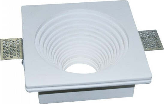 V-TAC VT-867 Portafaretto LED da Incasso Quadrato o Rotondo GU10 e GU5.3 (MR16) Corpo in Gesso Bianco - SKU 3151-SKU 3152 Illuminazione/Illuminazione per interni/Luci da incasso/Portafaretti da incasso Zencoccostore - Formia, Commerciovirtuoso.it