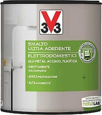 V33-SMALTO-ULTRA-ADERENTE-PER-ELETTRODOMESTICI-0,500ML-GRIGIO-CARBONATO-SATINATO