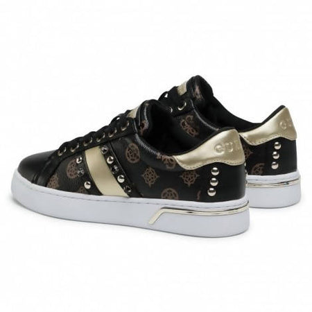 Guess Fl5 Riy-fal12 Sneakers Donna Punta Tonda Con Lacci E Suola In Gomma 2,5cm Scarpe Casual Con Fodera Interna E Logo