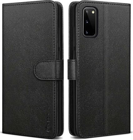 Vakoo Serie Wallet Custodia in Pelle a Libro per Samsung Galaxy S20 6,2" Nero