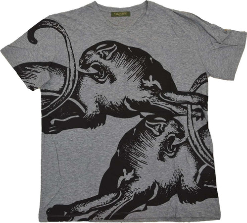 Valentino-VALENTINO-T-shirt-Grigia-Uomo-Cotone-Stampa-Grafica-Mod.MV0MG08F3MH080-da-uomo