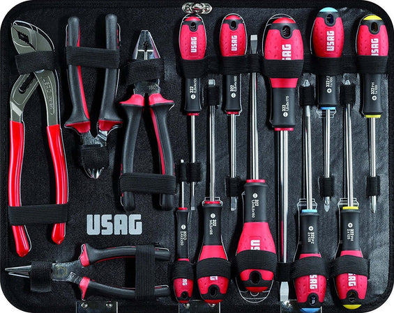 VALIGIA CON SET KIT ASSORTIMENTO UTENSILI X MANUTENZIONE USAG 002 JM 183 PEZZI Fai da te/Utensili elettrici e a mano/Utensili a mano/Set di attrezzi Trade Shop italia - Napoli, Commerciovirtuoso.it