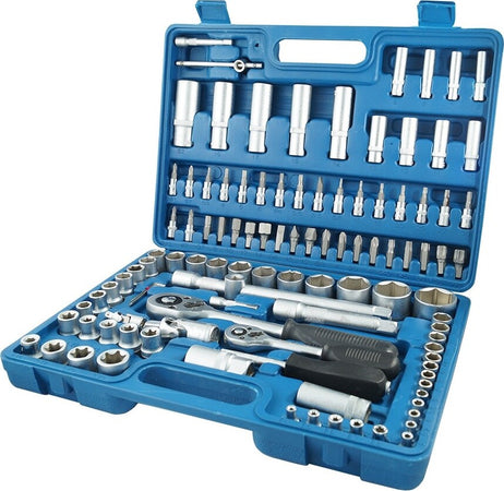 VALIGIA SET CHIAVI A BUSSOLA 108 PEZZI VANADIUM CON CRICCHETTO 108 PZ VANADIUM Fai da te/Utensili elettrici e a mano/Utensili a mano/Bussole e set di bussole/Corredi di bussole/Standard Trade Shop italia - Napoli, Commerciovirtuoso.it