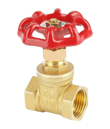 Valvola Saracinesca D'arresto Per Acqua Rubinetto In Metallo F/f Pn16 Da 1/2"