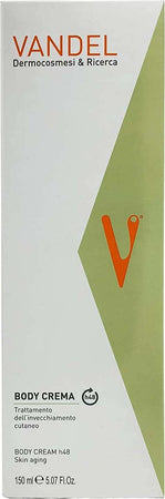 Vandel Body Crema h48 crema corpo idratazione controllata per 48 ore crema idratante corpo a rilascio controllato 150 ml Bellezza/Cura della pelle/Corpo/Idratanti/Creme per il corpo Vandel Dermocosmesi e Ricerca - Bologna, Commerciovirtuoso.it