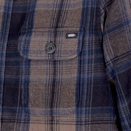 VANS-Camicia-Imbottita-Uomo-Howard-L/s-Woven-Shirt-Black/canteen-da-uomo