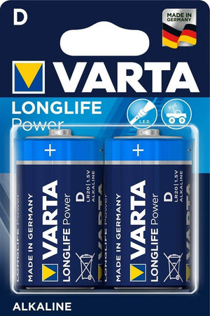Varta Batterie Torcia High Energy Mono Confezione da 2 pz