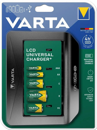 Varta Caricatore LCD per Batterie