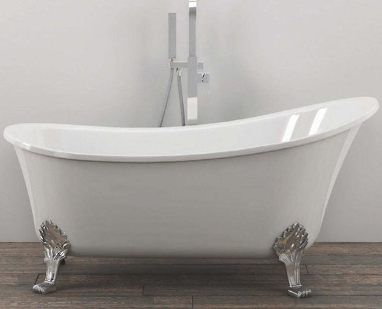 Vasca Da Bagno Free Standing Vintage 006 Acrilico Bianco Lucido Ovale L160xH84XP75 Fai da te/Attrezzature per cucine e bagni/Attrezzature per bagni/Vasche da bagno/Vasche da bagno con piedini Ogomondo - Martina Franca, Commerciovirtuoso.it