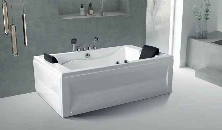 Vasca Idromassaggio XL Due Posti 175x120 Fai da te/Attrezzature per cucine e bagni/Attrezzature per bagni/Vasche da bagno/Vasche da bagno con piedini Shopbagno.it - Roma, Commerciovirtuoso.it