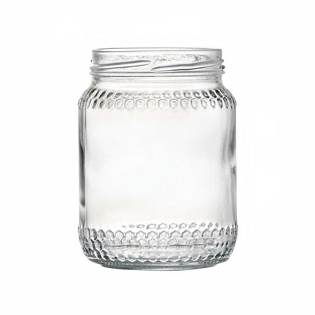 Vaso in vetro "Miele" per alimenti e conserve con imboccatura Twist Off