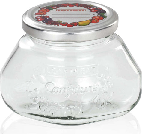 Vasetto-Marmellata-Barattolo-Da-Confettura-In-Vetro-250ml-Leifheit-Con-Coperchio