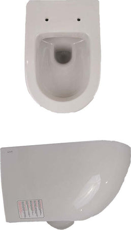 Vaso Sospeso Bianco in Ceramica Vitra Sento Fai da te/Attrezzature per cucine e bagni/Attrezzature per bagni/Vasi WC Ogomondo - Martina Franca, Commerciovirtuoso.it